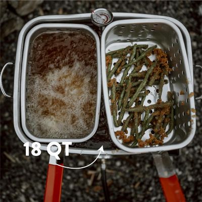 Image showing 5 th Gas One Double Basket Fryer Propane Burner