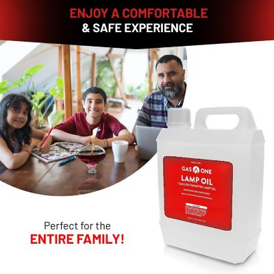 Image showing 6 th Gas One 2 pk. 1 Gallon Liquid Paraffin Lamp Oil