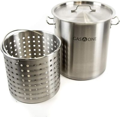 Gas One 32 qt. Fryer Pot with Basket
