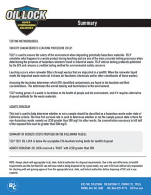 Image showing  Oil Lock Super Hydrocarbon Solidifier 1.7 lb. Bag