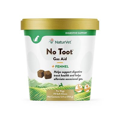 NaturVet No Toot Gas Aid Supplement Soft Chew