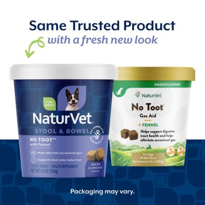 Image showing  No Toot Gas Aid Plus Fennel Soft Chews for Dogs, 70 ct.