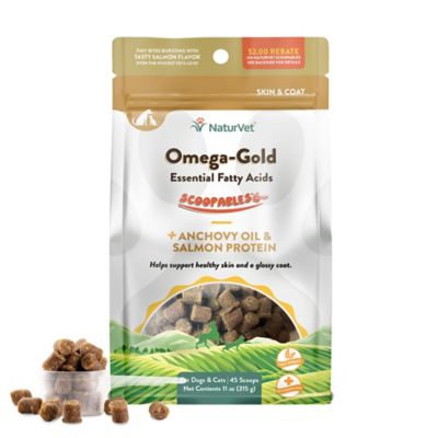 NaturVet Scoopables Omega Gold Cat & Dog Supplement