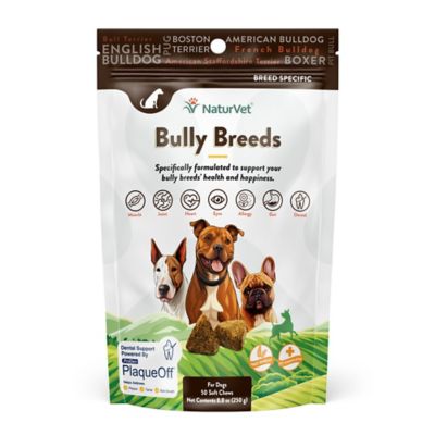 NaturVet Breed Specific Supplement, Bully Dog, Soft Chew