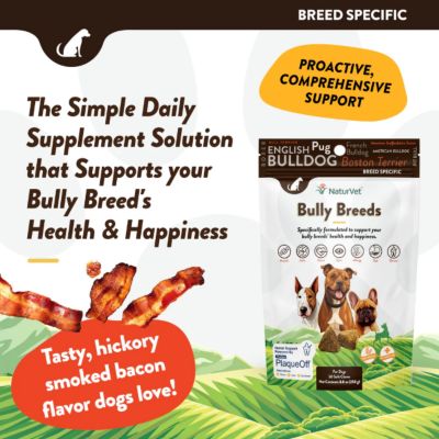 Image showing 7 th NaturVet Breed Specific Supplement, Bully Dog, Soft Chew