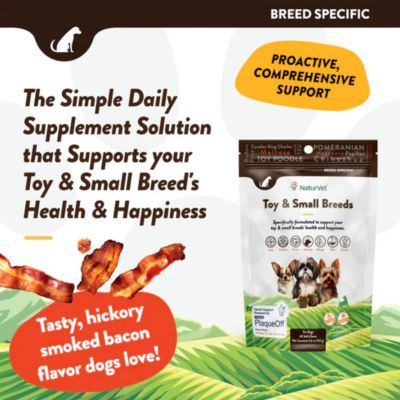 Image showing 7 th NaturVet Breed Specific Toy Supplement, Small Dog, Soft Chew
