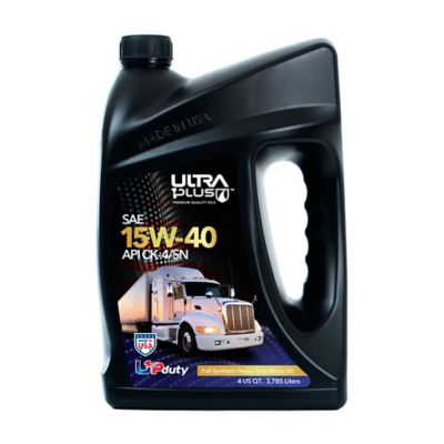 Ultra1Plus SAE 15W-40 Full Synthetic Heavy-Duty Motor Oil API CK-4/SN, 1 Gal
