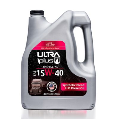 Ultra1Plus SAE 15W-40 Synthetic Blend Heavy-Duty Motor Oil API CK-4/SN, 1 Gal