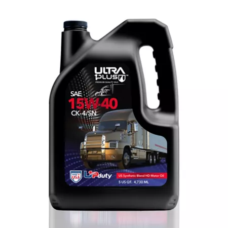 Ultra1Plus SAE 15W-40 Heavy Duty Synthetic Blend Engine Oil API CK-4/SN 5 QTS Motor Oils