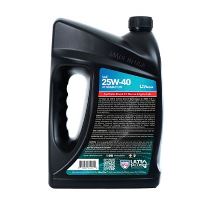 Image showing  SAE 25W-40 Blend 4-Cycle Marine Engine Oil FC-W, 1 Gal