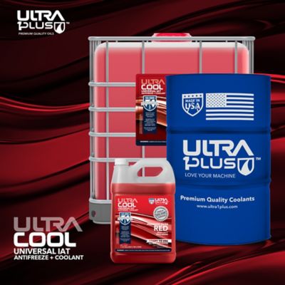 Image showing 6 th Ultra1Plus UltraCool Antifreeze and Coolant IAT Premixed 50/50, Heavy-Duty, Red