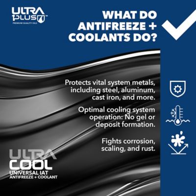 Image showing  UltraCool Antifreeze and Coolant IAT Premixed 50/50 Gold, 256 Gal