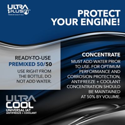 Image showing  UltraCool Antifreeze and Coolant IAT Premixed 50/50 Gold, 256 Gal