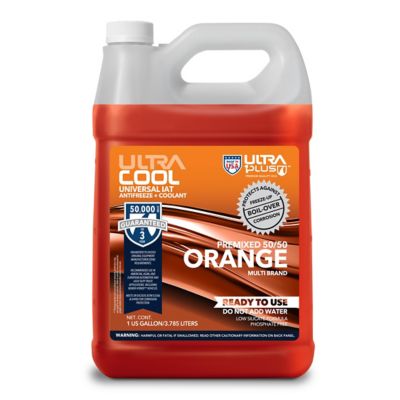 Ultra1Plus UltraCool Antifreeze and Coolant IAT Premixed 50/50 Orange, 1 Gal