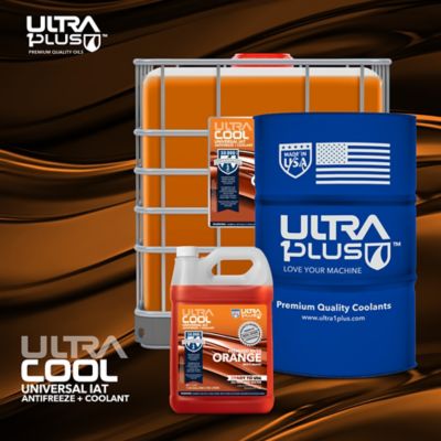Image showing 6 th Ultra1Plus UltraCool Antifreeze and Coolant IAT Premixed 50/50 Orange, 55 Gal