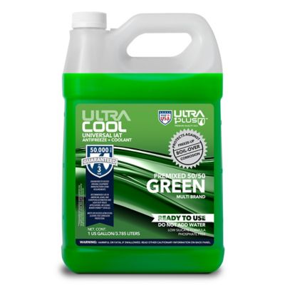 Ultra1Plus UltraCool Antifreeze and Coolant IAT Premixed 50/50 Green, 1 Gal