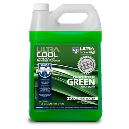 Ultra1Plus UltraCool Antifreeze and Coolant IAT Green Concentrate 1 gal Antifreezes & Coolants