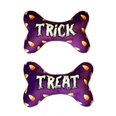 Hip Doggie Trick or Treat Bone Toy for Dogs, Medium