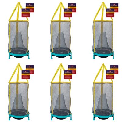 Flies Inn 6 EZ Fly Cage Reusable Outdoor Fly Traps with 12 Attractant Bait Refills, Low Odor