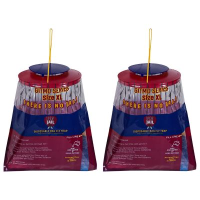 Fly Jail 2 X Large Bag Disposable Outdoor Fly Traps