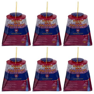 Fly Jail 6 X Large Bag Disposable Outdoor Fly Traps