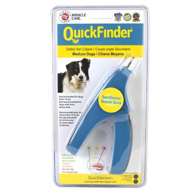 Miracle Care QuickFinder Pet Nail Clipper, Medium