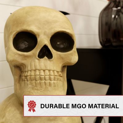 Image showing  Skull Stack Statue with LED Eyes