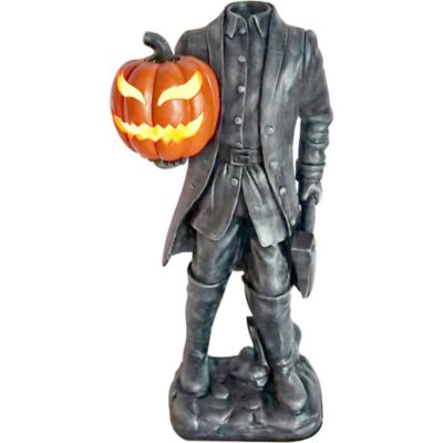 Haunted Hill Farm Headless Horseman Statue