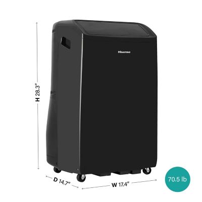 Image showing  10,000 BTU Smart Portable Inverter Air Conditioner with Wi-fi and Remote Control