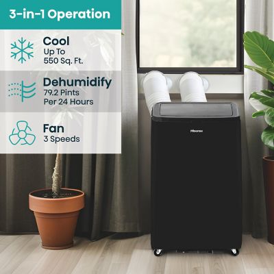 Image showing  10,000 BTU Smart Portable Inverter Air Conditioner with Wi-fi and Remote Control