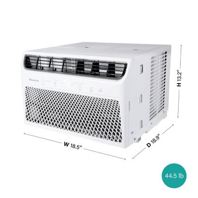 Image showing 5 th Hisense 8,000 BTU Smart Window Inverter Air Conditioner with Wi-fi and Remote Control