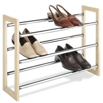 Whitmor 3 Tier Expandable Shoe Rack Stackable