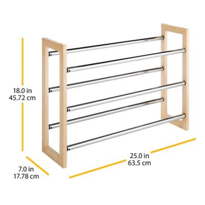 Image showing  3 Tier Expandable Shoe Rack Stackable
