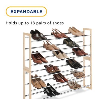 Image showing  3 Tier Expandable Shoe Rack Stackable