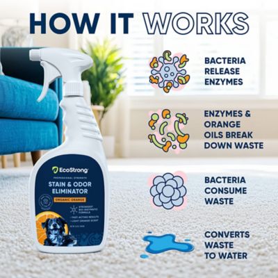 Image showing 5 th EcoStrong Orange Stain and Odor Remover, 32 oz.