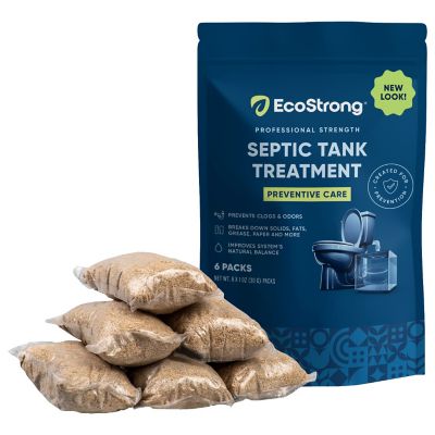 EcoStrong Septic Tank Treatment Packs 6 x Pods