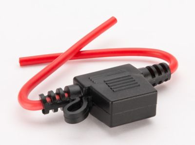 Image showing  12-Gauge Mini Heavy-Duty Fuse Holder with Cover