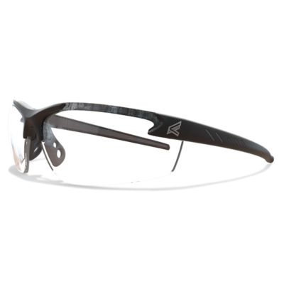 Edge Eyewear Zorge G2 Black Frame Clear Vapor Shield Lenses Safety Sunglasses