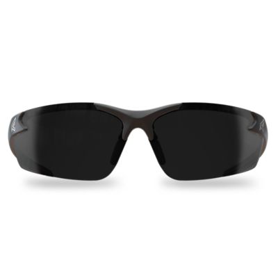 Edge Eyewear Zorge G2 Black Frame Smoke Vapor Shield Lenses Safety Sunglasses