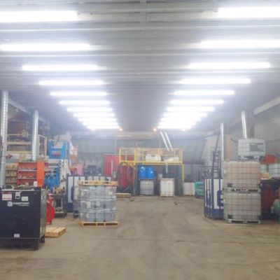 Image showing  5,400-Lumen CRISP 2nd Gen LED Linkable Strip Fixture, Adj Watt, Adj CCT, 4 ft. Frosted Lens, 2-Pack