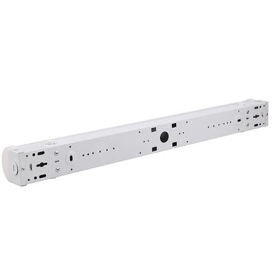 Image showing  5,400-Lumen CRISP 2nd Gen LED Linkable Strip Fixture, Adj Watt, Adj CCT, 4 ft. Frosted Lens, 2-Pack
