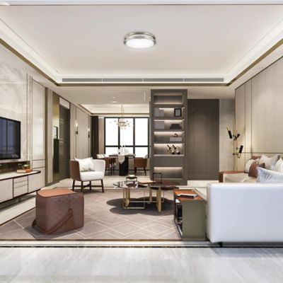 Image showing  TURBO Double Ring LED Downlight Adjustable Wattage 2250 Lumens Adjustable CCT 120Vac 16 in. Triac Dimmable