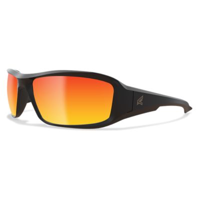 Edge Eyewear Brazeau, Matte Black Frame Safety Sunglasses, XBAP139