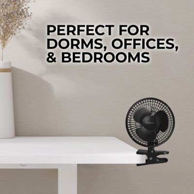 Image showing  6 in. Convertible Desk/Clip-On Fan