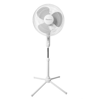 VisionAir 16 in. Oscillating Pedestal Fan, White