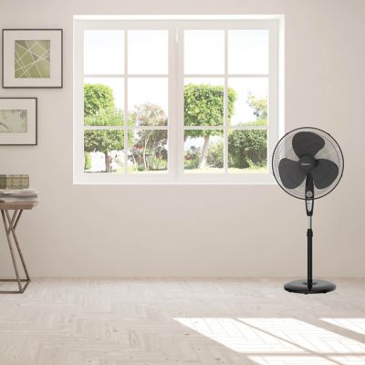 Image showing  18 in. Oscillating Pedestal Fan with Remote