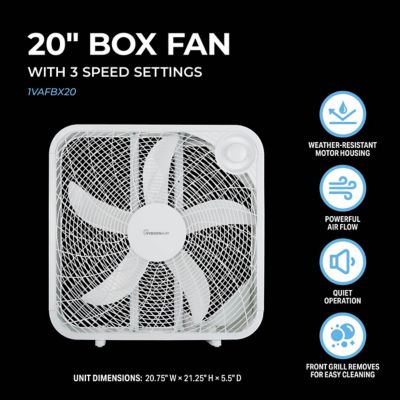 Image showing  20 in. Box Fan