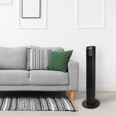 Image showing  40 in. Oscillating Digital Tower Fan with Remote