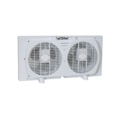Image showing 6 th VisionAir 9 in. Twin Window Fan