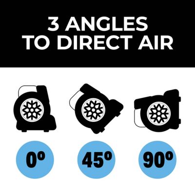 Image showing 5 th VisionAir 1/4 HP 1000 CFM 1.8 AMP Stackable Air Blower